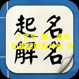 八字合  婚：属蛇和属蛇的配对如  何